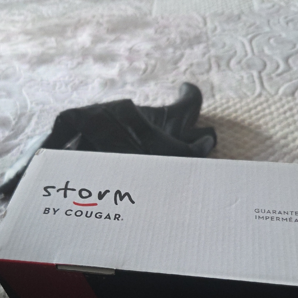 Cougar Storm Black Over the Knee Boots